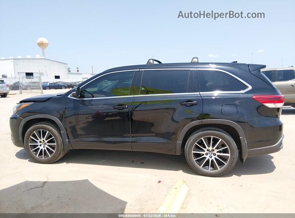 5TDJZRFH9HS440786 2017 TOYOTA HIGHLANDER Черный Панорамный вид салона 360°