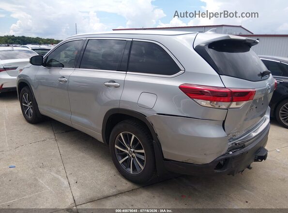 5TDJZRFH9JS492747 2018 TOYOTA HIGHLANDER Gray Rear left
