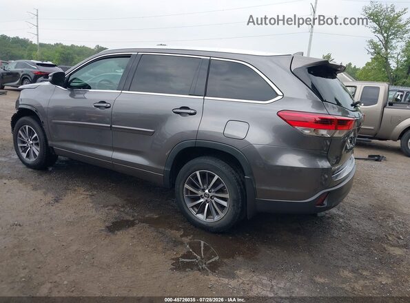5TDJZRFH9JS527447 2018 TOYOTA HIGHLANDER Gray Հետևի ձախ