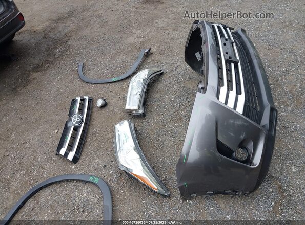 5TDJZRFH9JS527447 2018 TOYOTA HIGHLANDER Gray Սարքավորումների վահանակի տեսք