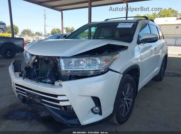 5TDJZRFH9JS548640 2018 TOYOTA HIGHLANDER White Передня ліва чверть