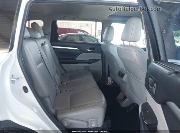 5TDJZRFH9JS548640 2018 TOYOTA HIGHLANDER White Вид наклейки з VIN-кодом