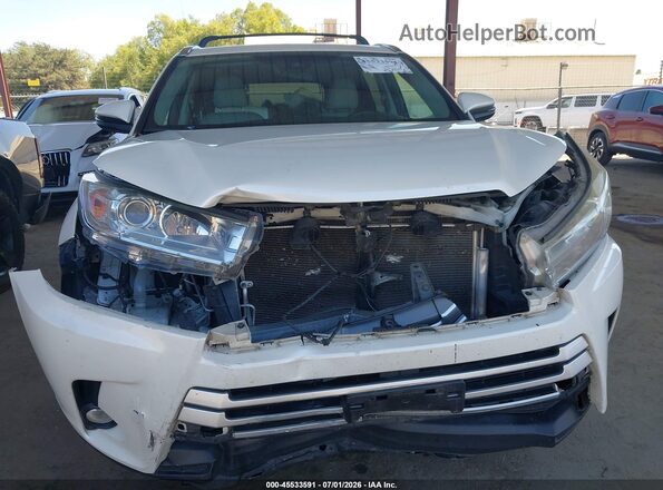 5TDJZRFH9JS548640 2018 TOYOTA HIGHLANDER White Вид спереду