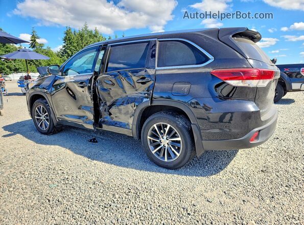 5TDJZRFH9JS905993 2018 TOYOTA HIGHLANDER Black Trasero izquierdo