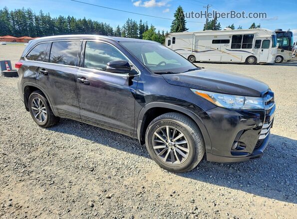 5TDJZRFH9JS905993 2018 TOYOTA HIGHLANDER Black Delantero derecho