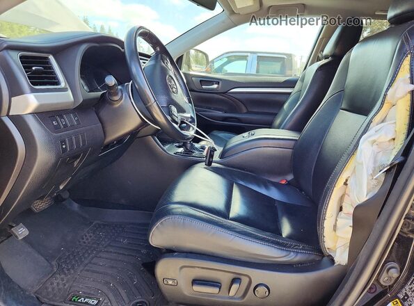 5TDJZRFH9JS905993 2018 TOYOTA HIGHLANDER Black Vista interior delantera