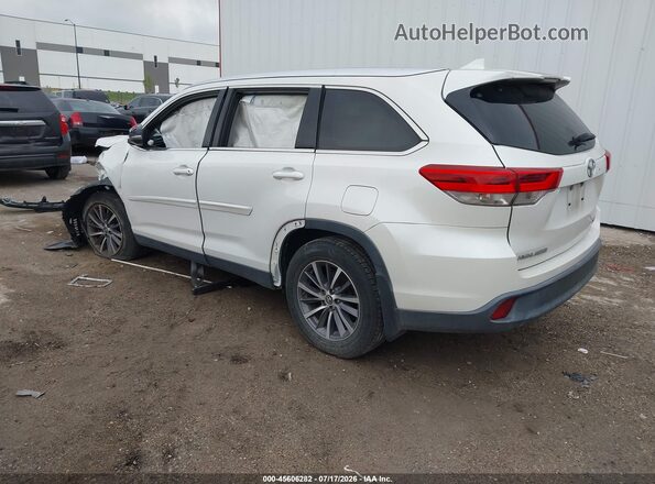 5TDJZRFH9KS580294 2019 TOYOTA HIGHLANDER White Trasero izquierdo