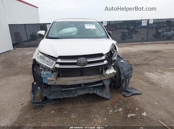 5TDJZRFH9KS580294 2019 TOYOTA HIGHLANDER White Vista del cuadro de instrumentos