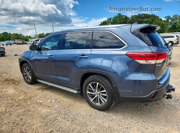 5TDJZRFH9KS971834 2019 TOYOTA HIGHLANDER Blue Tył lewy