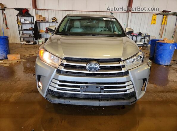 5TDJZRFHXHS441932 2017 TOYOTA HIGHLANDER Silver წინა ხედი