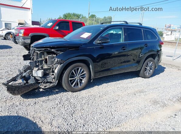 5TDJZRFHXHS447472 2017 TOYOTA HIGHLANDER Black Przód lewy