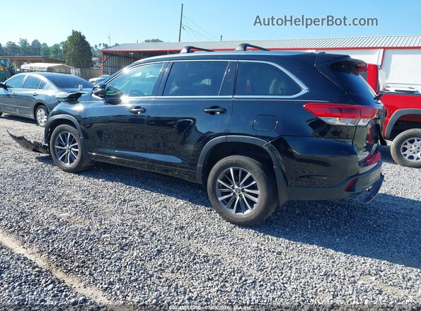 5TDJZRFHXHS447472 2017 TOYOTA HIGHLANDER Black Tył lewy