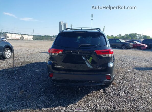 5TDJZRFHXHS447472 2017 TOYOTA HIGHLANDER Black 