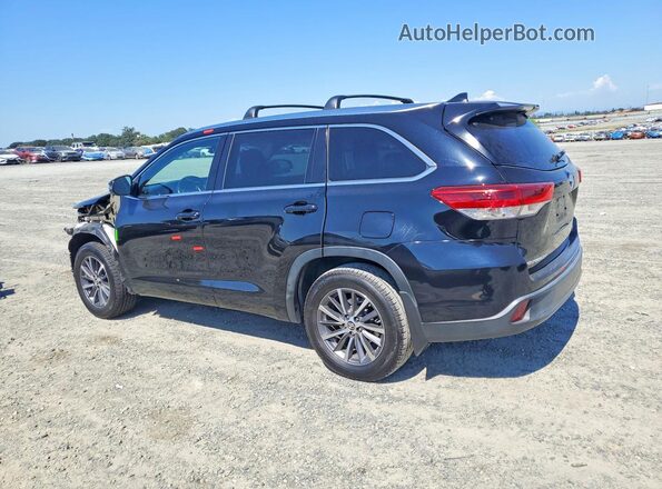 5TDJZRFHXJS552342 2018 TOYOTA HIGHLANDER Black Trasero izquierdo