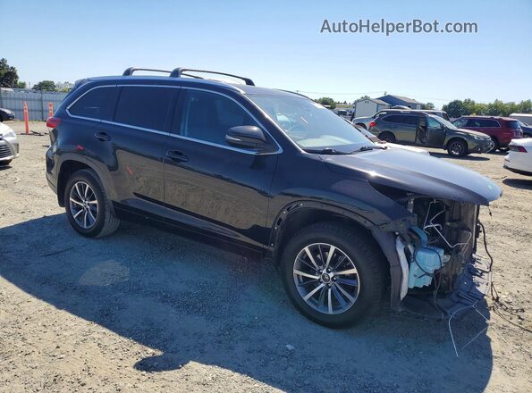 5TDJZRFHXJS552342 2018 TOYOTA HIGHLANDER Black Delantero derecho