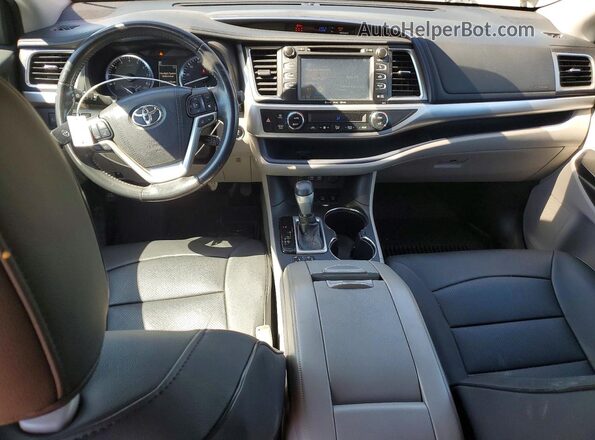 5TDJZRFHXJS552342 2018 TOYOTA HIGHLANDER Black Vista del salpicadero