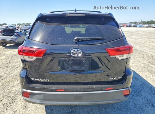 5TDJZRFHXJS552342 2018 TOYOTA HIGHLANDER Black Vista trasera
