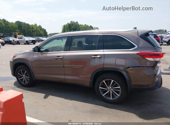 5TDJZRFHXJS801352 2018 TOYOTA HIGHLANDER Brown Панорамний вид салону 360°