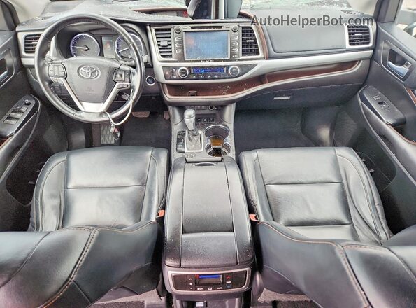 5TDJZRFHXJS839776 2018 TOYOTA HIGHLANDER Black Vista del salpicadero