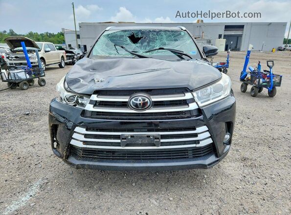5TDJZRFHXJS839776 2018 TOYOTA HIGHLANDER Black Vista frontal
