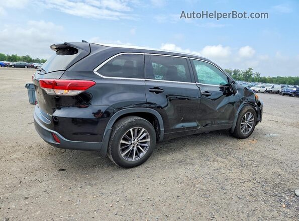 5TDJZRFHXJS839776 2018 TOYOTA HIGHLANDER Black Trasero derecho