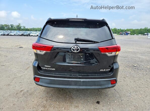 5TDJZRFHXJS839776 2018 TOYOTA HIGHLANDER Black Vista trasera