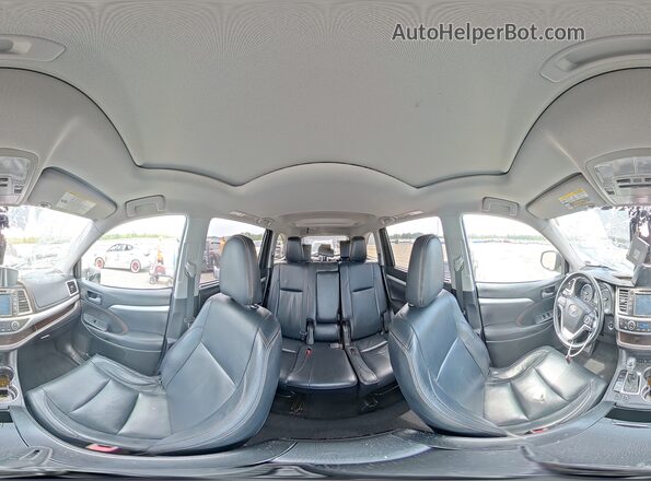 5TDJZRFHXJS839776 2018 TOYOTA HIGHLANDER Black Vista interior de 360 grados