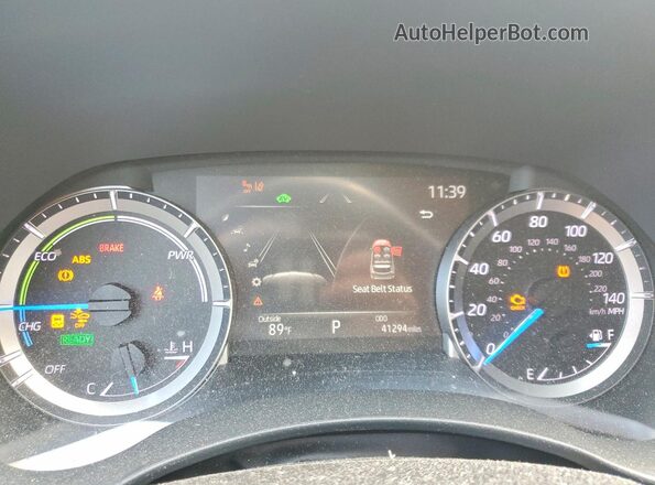 5TDKARAH3PS023469 2023 TOYOTA HIGHLANDER Gray Instrument cluster view