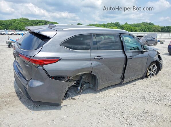 5TDKARAH3PS023469 2023 TOYOTA HIGHLANDER Gray Rear right