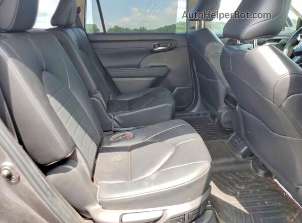 5TDKARAH3PS023469 2023 TOYOTA HIGHLANDER Gray Rear interior view