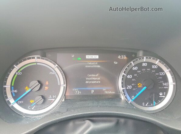 5TDKARAH8PS523949 2023 TOYOTA HIGHLANDER Gray ხელსაწყოთა პანელის ხედი