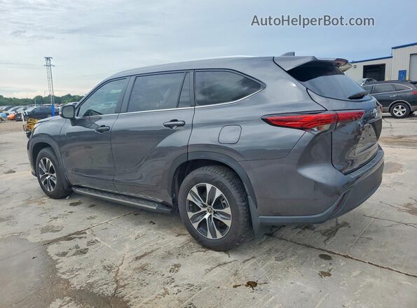 5TDKARAH8PS523949 2023 TOYOTA HIGHLANDER Gray უკანა მარცხენა