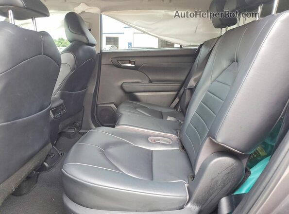 5TDKARAH8PS523949 2023 TOYOTA HIGHLANDER Gray უკანა სალონის ხედი