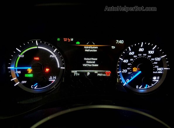 5TDKBRCH0SS672634 2025 TOYOTA HIGHLANDER Black Вид щитка приладів