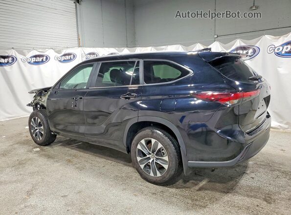 5TDKBRCH0SS672634 2025 TOYOTA HIGHLANDER Black Задня ліва чверть
