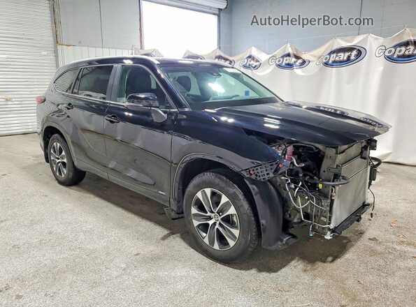 5TDKBRCH0SS672634 2025 TOYOTA HIGHLANDER Black Передня права чверть