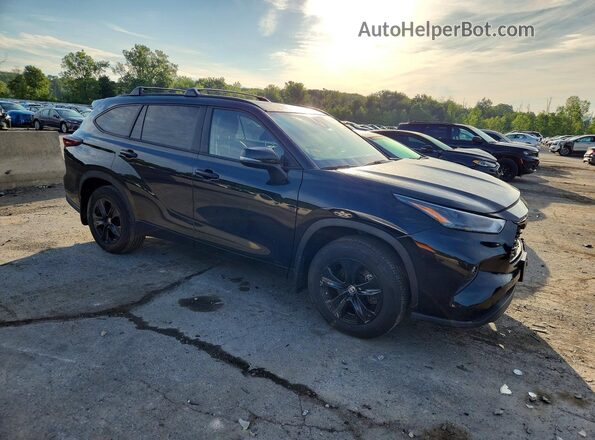5TDKBRCH1SS649461 2025 TOYOTA HIGHLANDER Black Передня права чверть