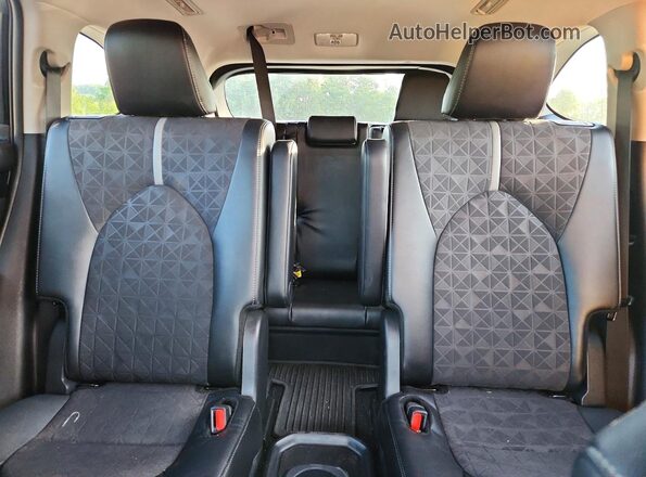 5TDKBRCH1SS649461 2025 TOYOTA HIGHLANDER Black Вид задніх сидінь
