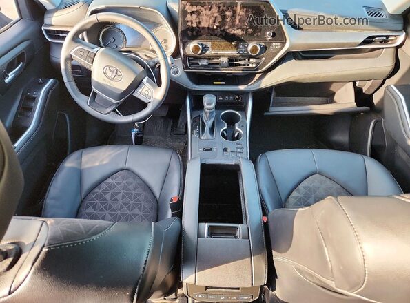 5TDKBRCH1SS649461 2025 TOYOTA HIGHLANDER Black Вид панелі приладів