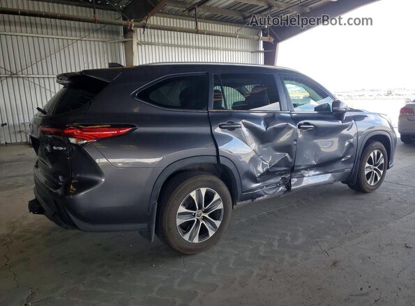 5TDKBRCH2PS118048 2023 TOYOTA HIGHLANDER Charcoal უკანა მარჯვენა