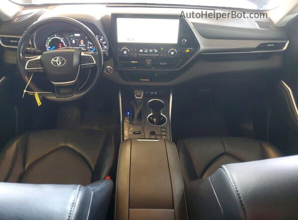 5TDKBRCH2PS118048 2023 TOYOTA HIGHLANDER Charcoal წინა პანელის ხედი