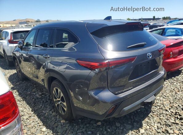 5TDKBRCH2PS118048 2023 TOYOTA HIGHLANDER Charcoal უკანა მარცხენა