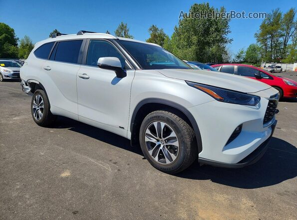 5TDKBRCH3PS577217 2023 TOYOTA HIGHLANDER White Delantero derecho