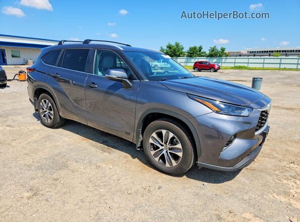 5TDKBRCH4PS577498 2023 TOYOTA HIGHLANDER Gray Front right