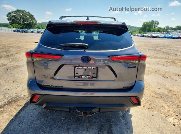 5TDKBRCH4PS577498 2023 TOYOTA HIGHLANDER Gray Rear view