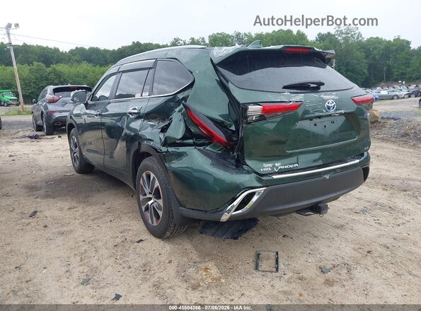 5TDKBRCH5PS587571 2023 TOYOTA HIGHLANDER Зеленый Задняя левая четверть