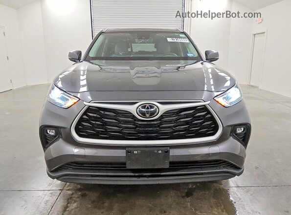 5TDKBRCH5SS672189 2025 TOYOTA HIGHLANDER Gray წინა ხედი