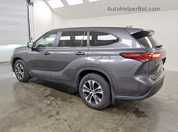 5TDKBRCH5SS672189 2025 TOYOTA HIGHLANDER Gray უკანა მარცხენა