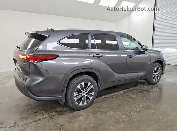 5TDKBRCH5SS672189 2025 TOYOTA HIGHLANDER Gray უკანა მარჯვენა