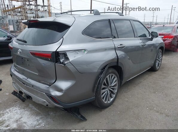 5TDKBRCHXSS659311 2025 TOYOTA HIGHLANDER HYBRID Серый Задняя правая четверть